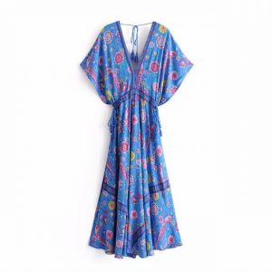 Robe Fleurie Hippie